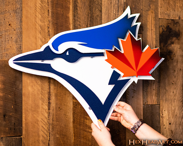 Toronto Blue Jays Bird 3D Metal Wall Art