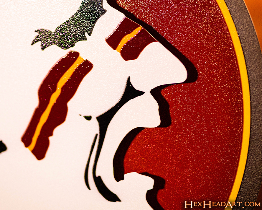 Florida State VAULT "Seminole Head" 3D Metal Wall Art