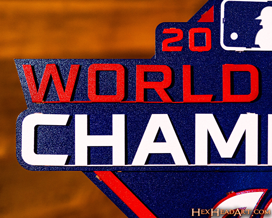 Washington Nationals World Series Champs 2019 3D Metal Wall Art