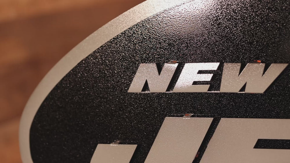 MONOCHROME - New York Jets 3D Vintage Metal Wall Art