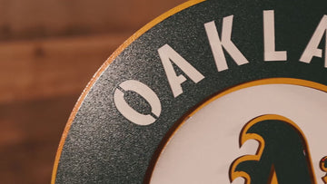 Oakland A's Crest 3D Metal Wall Art