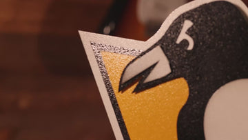 Pittsburgh Penguins NHL 3D Vintage Metal Wall Art