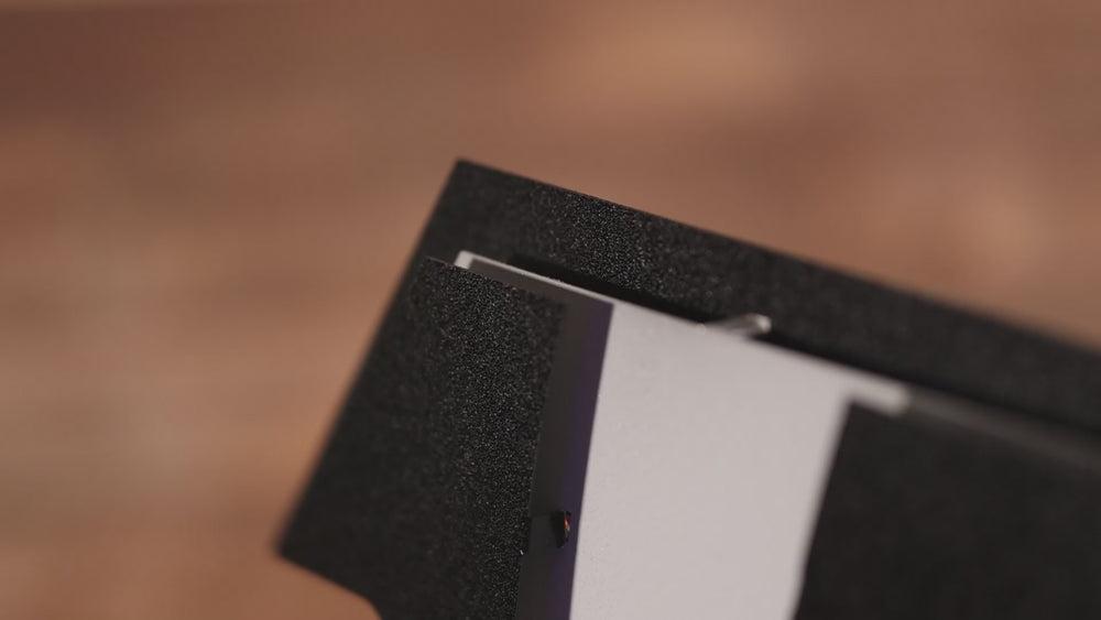 MONOCHROME - Cincinnati Bengals "Striped B" 3D Vintage Metal Wall Art