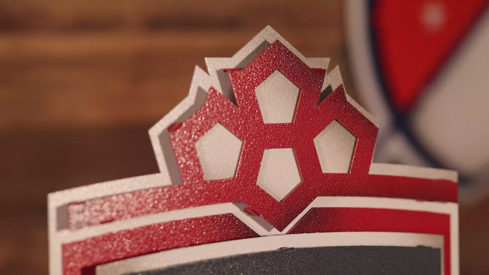 CLOSE OUT - Toronto FC 3D Vintage Metal Wall Art