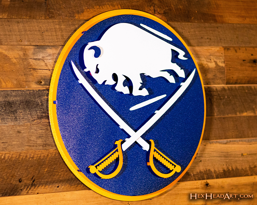 Buffalo Sabres NHL 3D Vintage Metal Wall Art