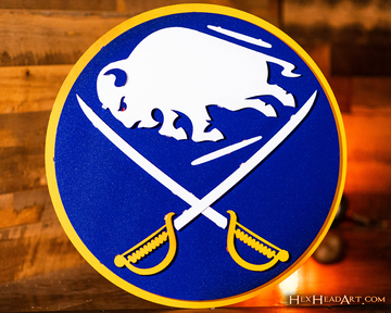 Buffalo Sabres NHL 3D Vintage Metal Wall Art
