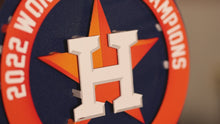 Load and play video in Gallery viewer, Houston Astros World Series 2022 GIFT COLLECTION 3D Metal Wall Art
