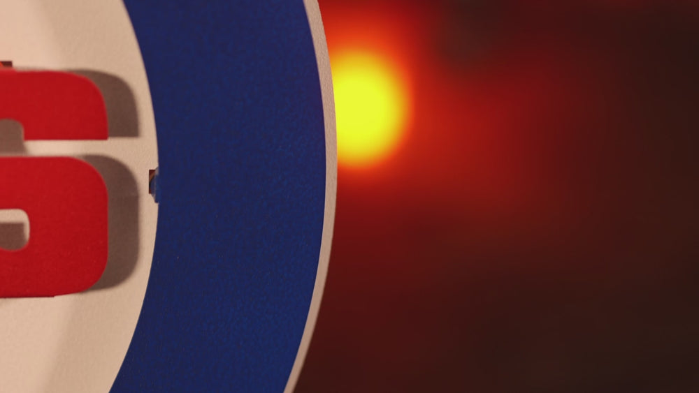 Chicago Cubs Logo 3D Metal Wall Art