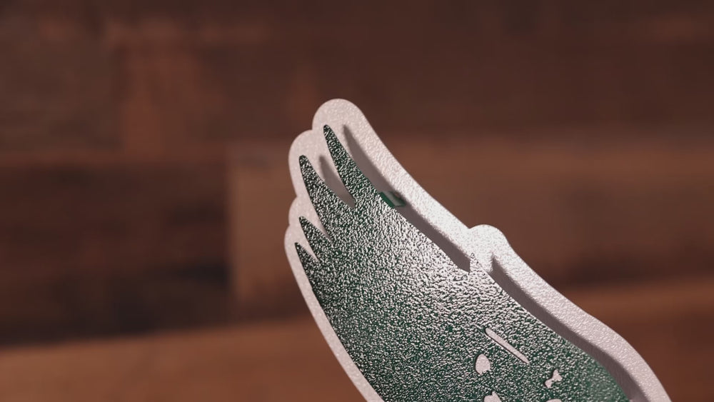 Philadelphia "Fly Eagles Fly" 1973 Old School 3D Vintage Metal Wall Art