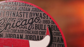 Chicago Bulls CRAFT SERIES 3D Embossed Metal Wall Art