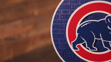 Chicago Cubs CRAFT SERIES 3D Embossed Metal Wall Art