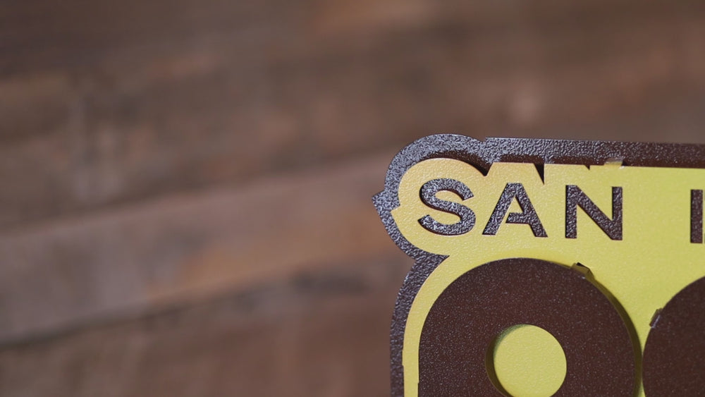 San Diego Padres Cooperstown 1978 "PADRES" 3D Vintage Metal Wall Art