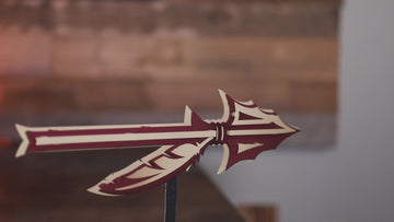 Florida State Burning Spear 3D Vintage Metal Wall Art