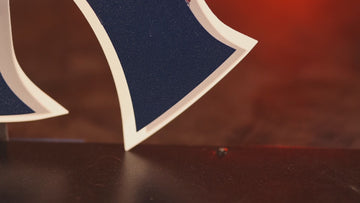 New York Yankees "NY" NAVY Logo 3D Metal Wall Art