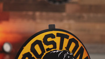 Boston Bruins RETRO 3D Vintage Metal Wall Art