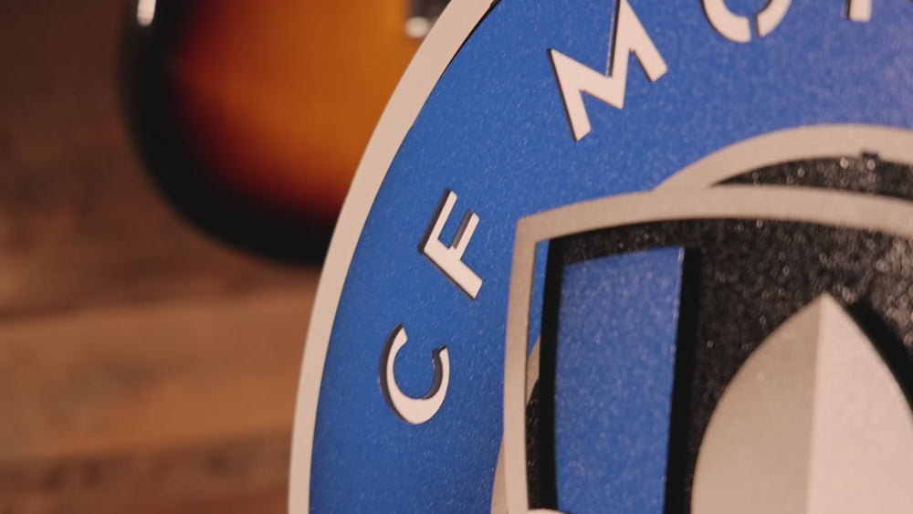 CLOSE OUT - CF Montreal 3D Vintage Metal Wall Art