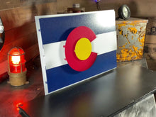 Load and play video in Gallery viewer, Colorado State Flag 3D Premium Grade Aluminum Wall Art
