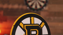 Load and play video in Gallery viewer, Boston Bruins NHL 3D Vintage Metal Wall Art
