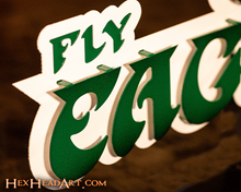 Load image into Gallery viewer, Philadelphia &quot;Fly Eagles Fly&quot; 1973 Old School 3D Vintage Metal Wall Art
