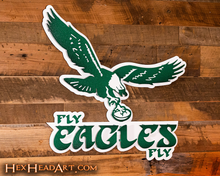 Load image into Gallery viewer, Philadelphia &quot;Fly Eagles Fly&quot; 1973 Old School 3D Vintage Metal Wall Art
